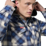 Picture of Hardyakka Quilted Flannel Hooded Shacket (Y06690)