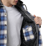 Picture of Hardyakka Quilted Flannel Hooded Shacket (Y06690)