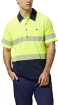 Picture of Hardyakka Core Hi Vis 2 Tone Taped Vented Short Sleeve Polo (Y11383)