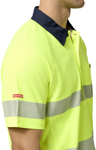 Picture of Hardyakka Core Hi Vis 2 Tone Taped Vented Short Sleeve Polo (Y11383)