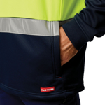 Picture of Hardyakka Hi Vis 2 Tone 1/4 Zip Brushed Taped Fleece Jumper (Y19270)
