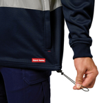 Picture of Hardyakka Hi Vis 2 Tone 1/4 Zip Brushed Taped Fleece Jumper (Y19270)