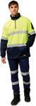 Picture of Hardyakka Hi Vis 2 Tone 1/4 Zip Brushed Taped Fleece Jumper (Y19270)