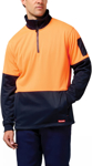 Picture of Hardyakka Hi Vis 2 Tone 1/4 Zip Brushed Fleece Jumper (Y19330)