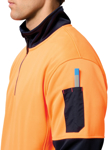 Picture of Hardyakka Hi Vis 2 Tone 1/4 Zip Brushed Fleece Jumper (Y19330)