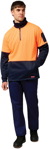 Picture of Hardyakka Hi Vis 2 Tone 1/4 Zip Brushed Fleece Jumper (Y19330)