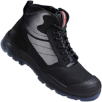 Picture of Hardyakka Nite Vision Hi Vis Lace Up Steel Toe Safety Boot - Black (Y60235)