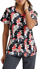 Picture of Skechers Ladies Dog Camo Print Scrub Top (SKT021 DCPS)