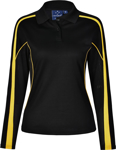 Picture of Winning Spirit Womens Legend Plus Long Sleeve Polo (PS70)