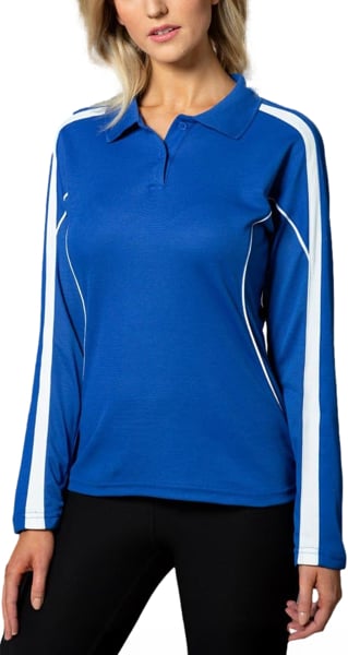 Picture of Winning Spirit Womens Legend Plus Long Sleeve Polo (PS70)