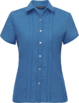 Picture of City Collection City Stretch Spot Cap Sleeve Shirt (2173SS)