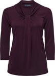 Picture of City Collection Pippa Knit 3/4 Sleeve Blouse (2221)