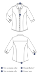 Picture of City Collection Pippa Check 3/4 Sleeve Shirt (2444)