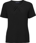 Picture of City Collection The Keyhole Knit Short Sleeve Blouse (2295)