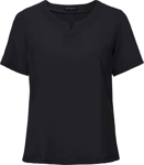 Picture of City Collection The Knit Woven Short Sleeve Blouse (2299)