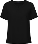 Picture of City Collection The Knit Woven Short Sleeve Blouse (2299)