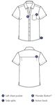 Picture of City Collection Drift Print Short Sleeve Shirt (2192)