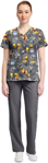 Picture of Cherokee Honey Business Print Top (TF796-PHXB)