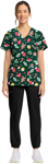 Picture of Cherokee Waiting for Santa Print Top (CK856-WFSA)