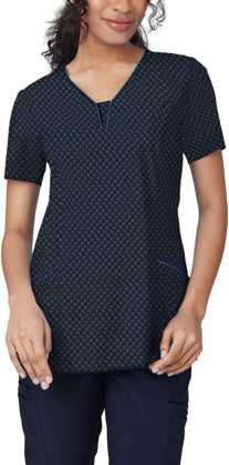 Picture of City Collection Womens Heart Print Tunic (2281)