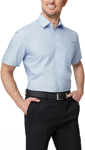 Picture of City Collection Pinfeather Short Sleeve Shirt (4265SS)