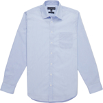 Picture of City Collection Mens Pinfeather Long Sleeve Shirt (4265LS)