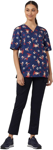 Picture of NNT Uniforms-CATRFP-PRT-Reindeer Scrub V Neck Top