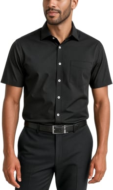Picture of Biz Corporates Mens Charlie Classic Fit Short Sleeve Shirt (RS968MS)