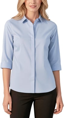 Picture of Biz Corporates Womens Charlie 3/4 Sleeve Shirt (RS968LT)