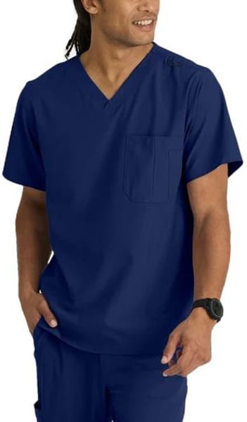 Picture of Skechers Mens Structure 1 Pocket V Neck Top (SK0112)
