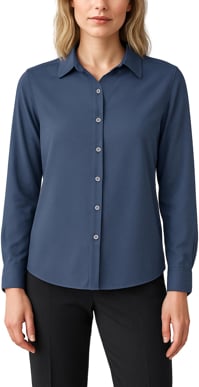 Picture of Biz Corporates Womens Evelyn Long Sleeve Shirt (RU570LL)
