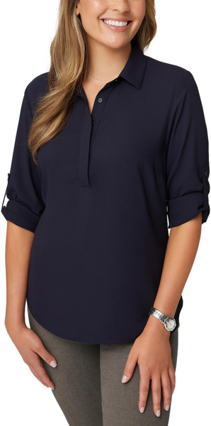Picture of City Collection Meghan Long Sleeve Blouse (2211)