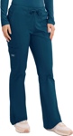 Picture of Cherokee Womens Flare Leg Drawstring Scrub Pant - Petite (CH-4044P)