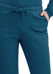 Picture of Cherokee Womens Flare Leg Drawstring Scrub Pant - Petite (CH-4044P)