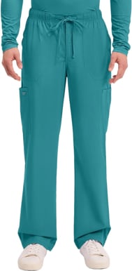 Picture of Cherokee Mens Zip Fly Drawstring Scrub Pant - Stout (CH-WW190S)