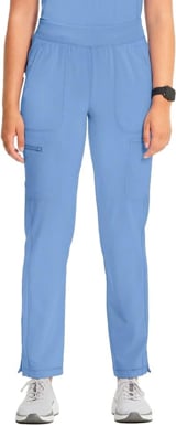 Picture of Cherokee Womens Mid Rise Tapered Leg Pull On Scrub Pant - Petite (CH-CK065AP)