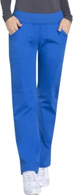 Picture of Cherokee Womens Rib Knit Waist Cargo Scrub Pant - Petite (CH-WW170P)