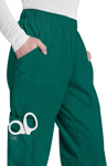 Picture of Cherokee Womens Elastic Waist Scrub Pant - Petite (CH-4005P)