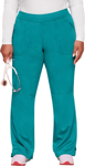 Picture of Cherokee Womens Elastic Waist Cargo Pocket Scrub Pant (CH-WW110)