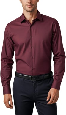 Picture of Biz Corporates Mens Hudson Long Sleeve Shirt (40320)