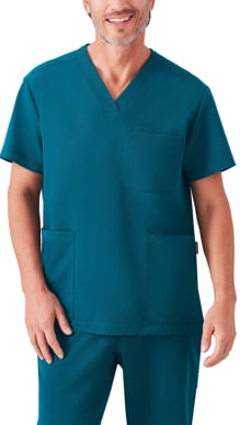Picture of Bizcare Unisex Pulse V Neck Scrub Top (CU544US)