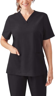 Picture of Bizcare Womens Pulse V Neck Scrub Top (CU543LS)