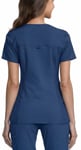 Picture of Cherokee Womens V Neck Knit Panel Solid Scrub Top (CH-CK605)