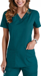 Picture of Cherokee Womens Knit V Neck Solid Scrub Top (CH-WW645)