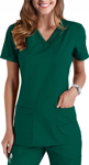 Picture of Cherokee Womens Knit V Neck Solid Scrub Top (CH-WW645)