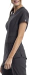 Picture of Cherokee Womens 3 Pocket Knit Panel V Neck Scrub Top (CH-CK623A)