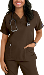 Picture of Cherokee Womens 3-Pocket Dolman V-Neck Scrub Top (CH-4700)
