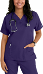 Picture of Cherokee Womens 3-Pocket Dolman V-Neck Scrub Top (CH-4700)