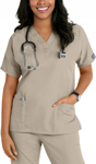 Picture of Cherokee Womens 3-Pocket Dolman V-Neck Scrub Top (CH-4700)