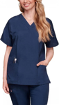 Picture of Cherokee Womens 3-Pocket Dolman V-Neck Scrub Top (CH-4700)
